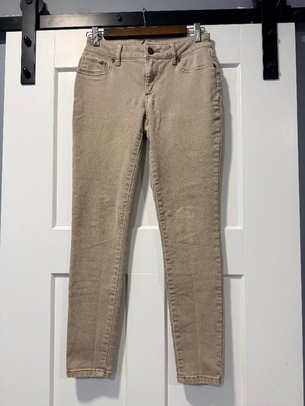 Maurices Tan Stretch Jeggings